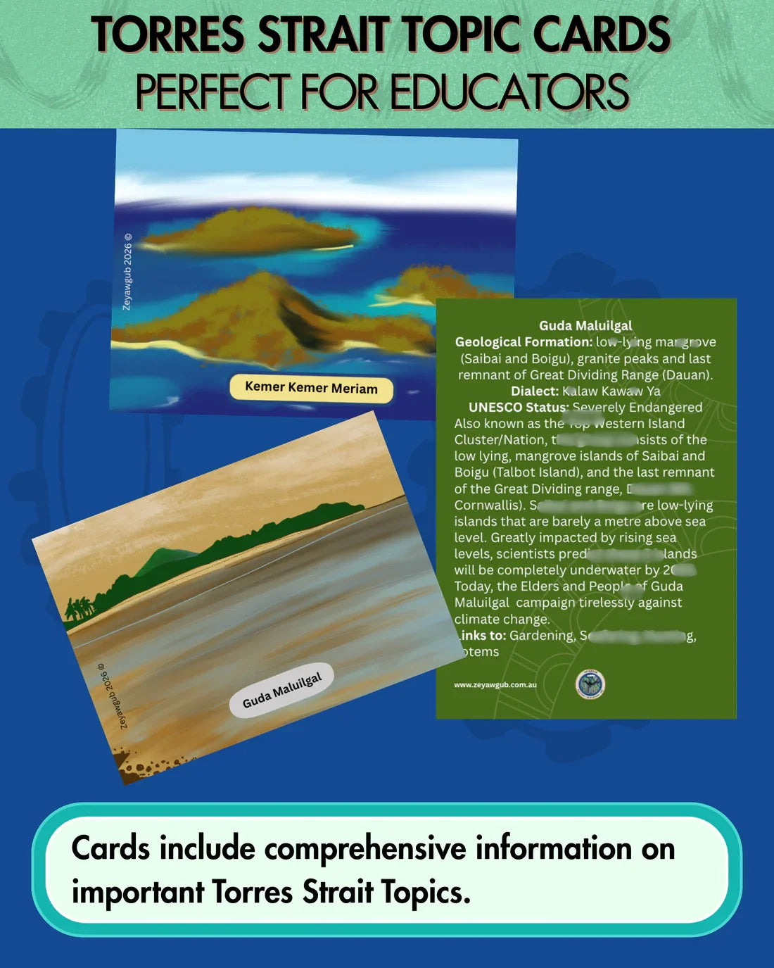 Torres Strait Topic Cards product image 4