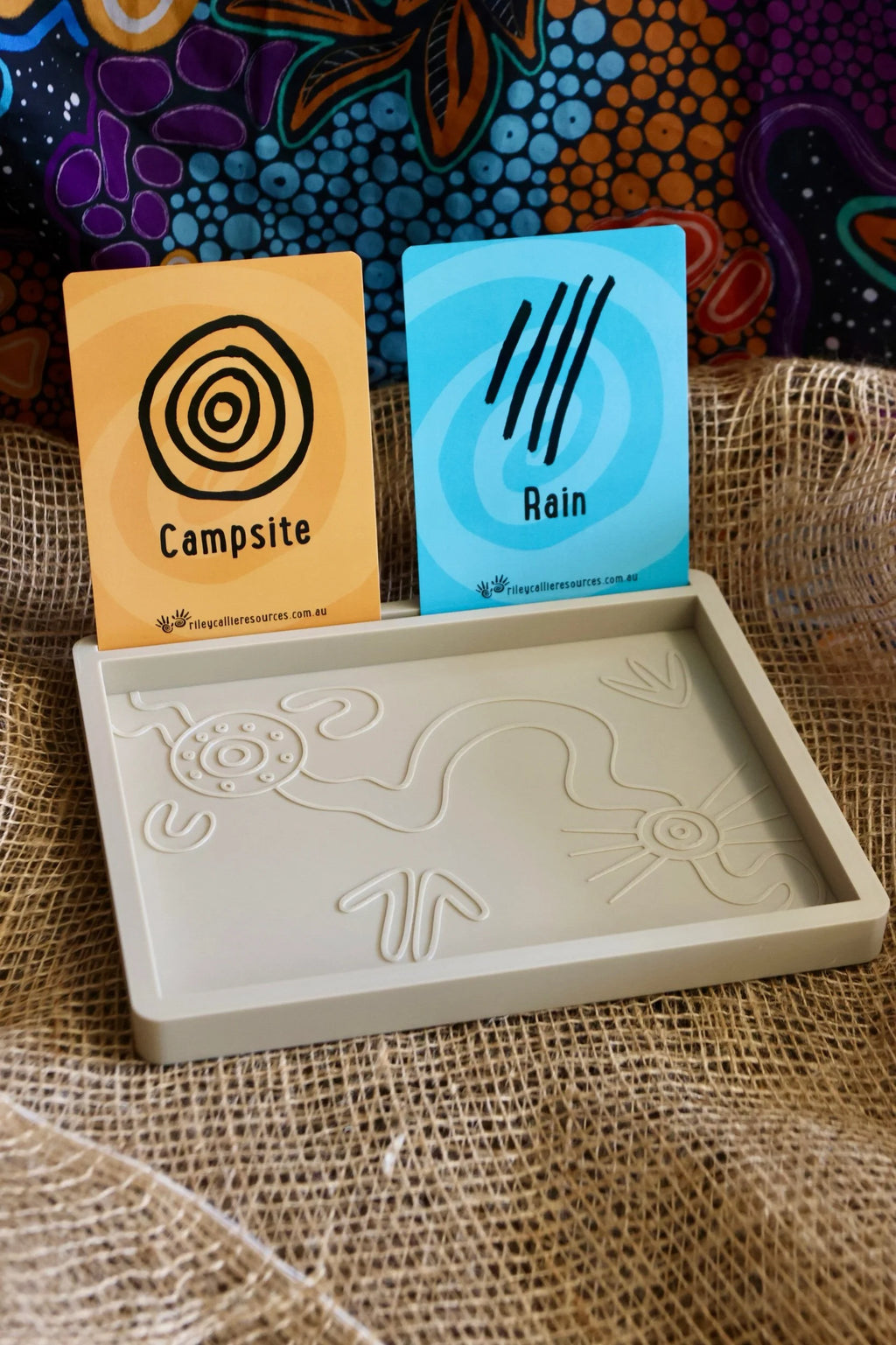 Aboriginal Symbols Tracing Tray