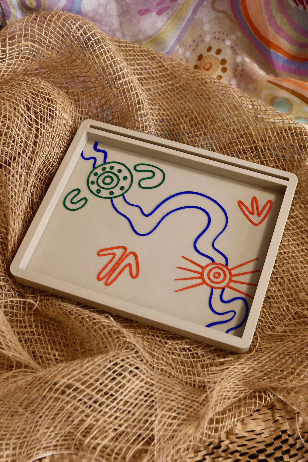 Aboriginal Symbols Tracing Tray product image 5