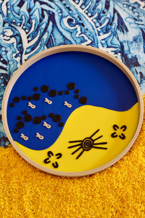 Aboriginal Fish Trap Sensory Tray