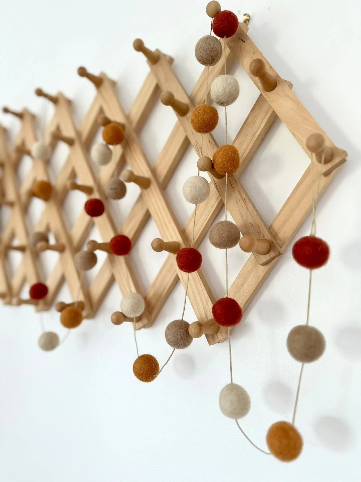 Felt Garland - Ochre Colours