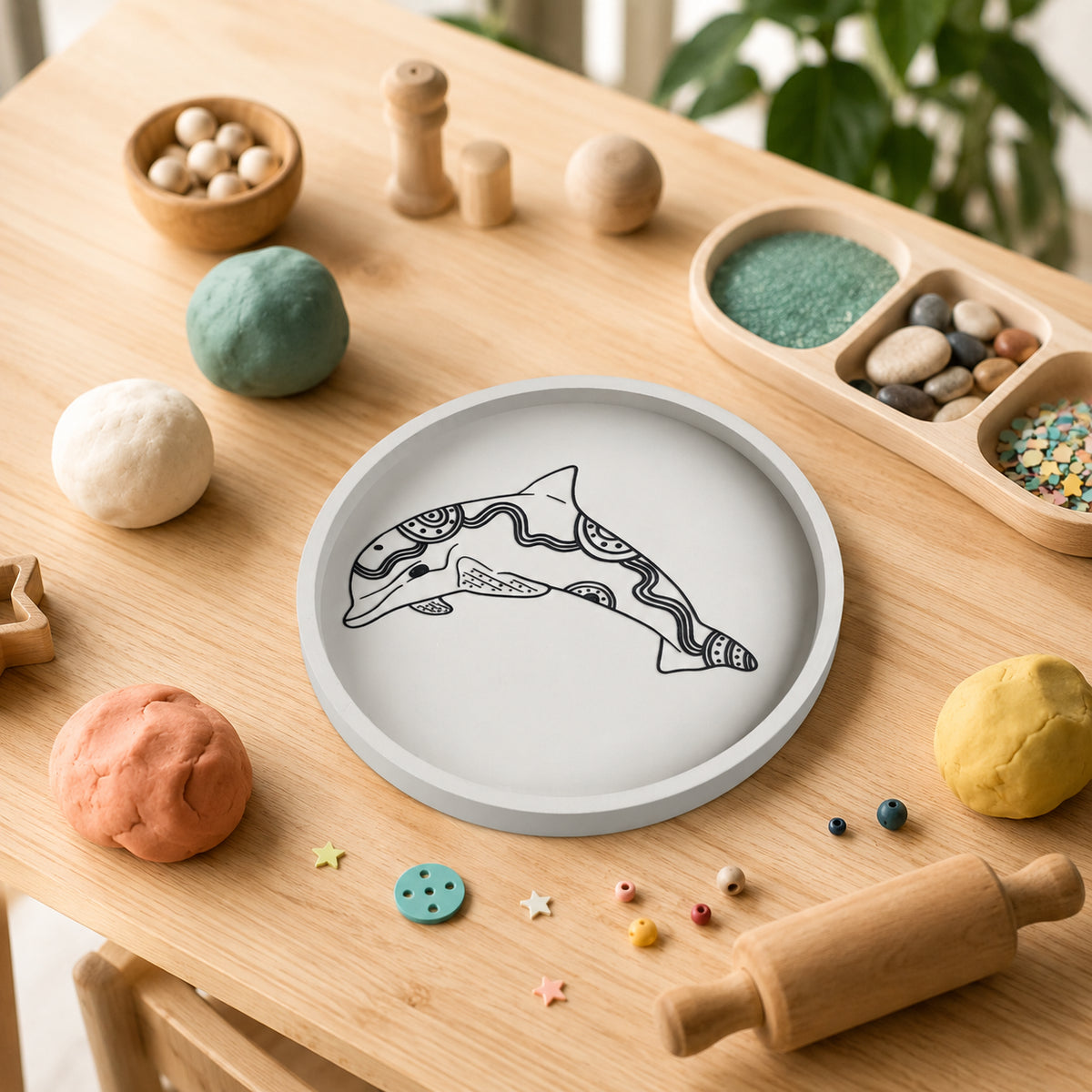 Totems Sensory Tray - Dolphin