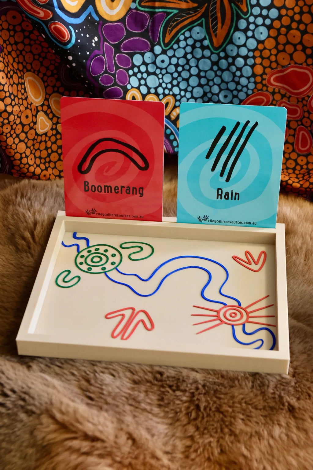 Aboriginal Symbols Tracing Tray product image 2