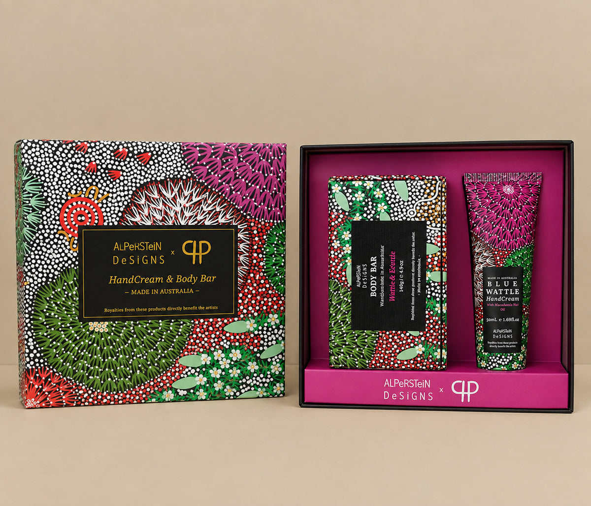 Wattle Handcream & Body Bar Gift Box