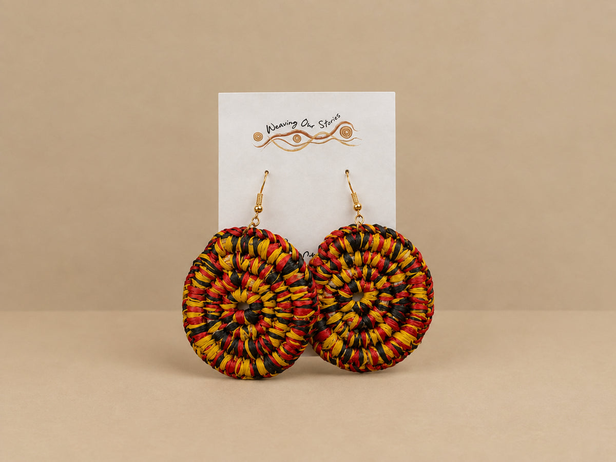 Aboriginal Flag Earrings product image 2