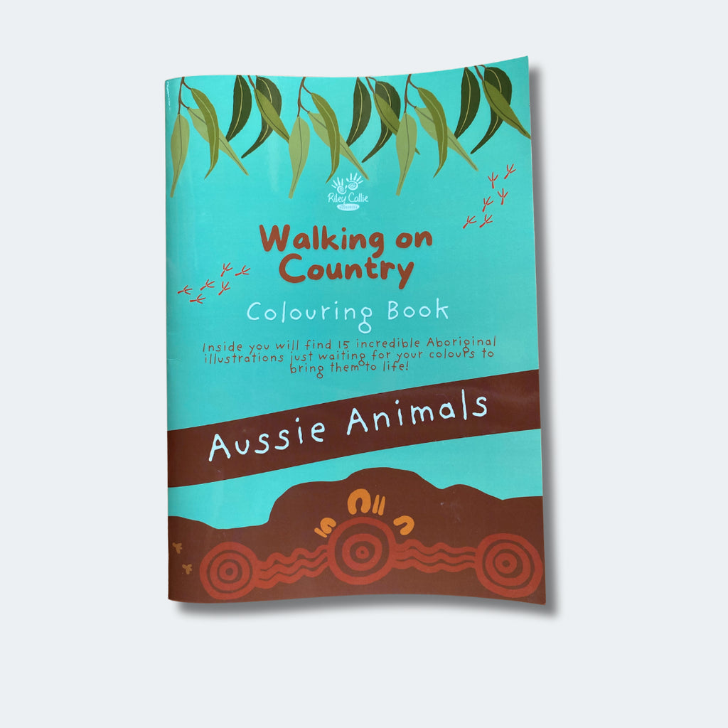 Walking on Country - Aussie Animals Colouring Book
