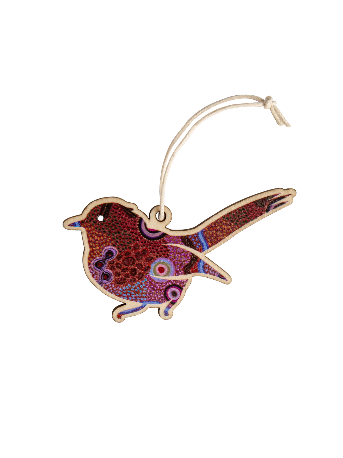 Aboriginal Christmas Blue Wren Decoration Our Country