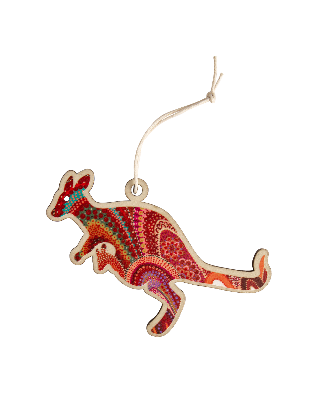Aboriginal Christmas Kangaroo Decoration Home