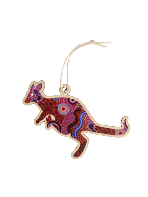 Aboriginal Christmas Kangaroo Decoration Our Country
