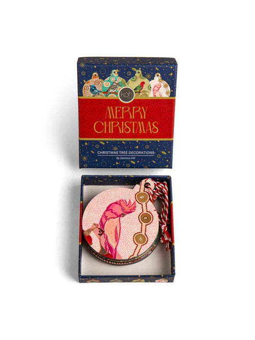 Aboriginal Dreamtime Symphony 4 Pack Christmas Decorations