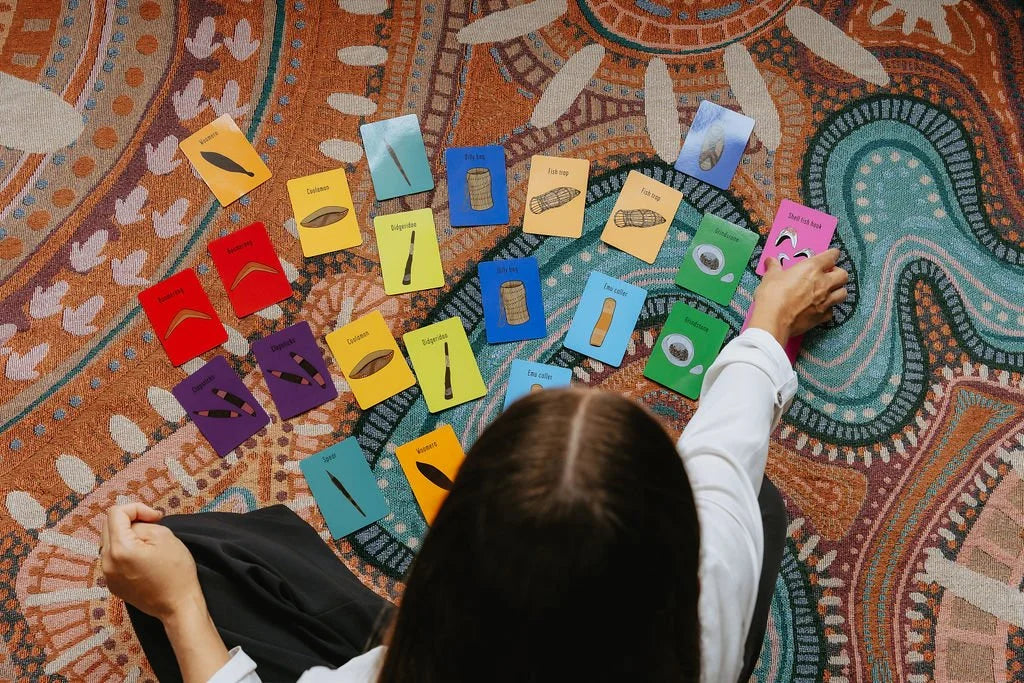 Aboriginal Tools Memory Matching Card Game