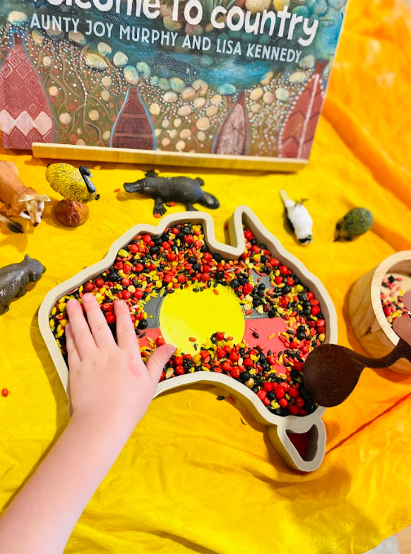 Aboriginal Flag Australia Sensory Tray product image 4