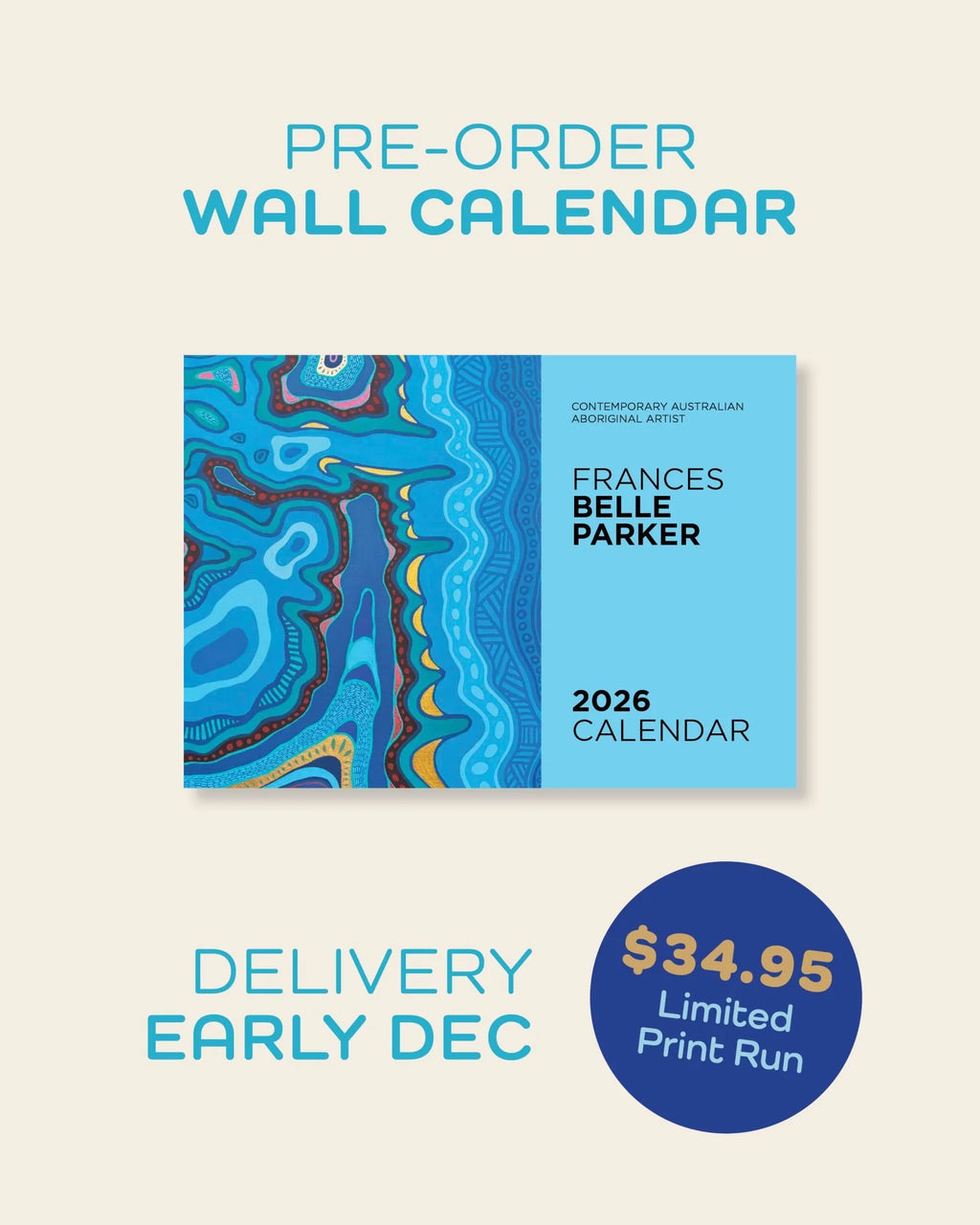 PRE ORDER Wall Calendar 2026