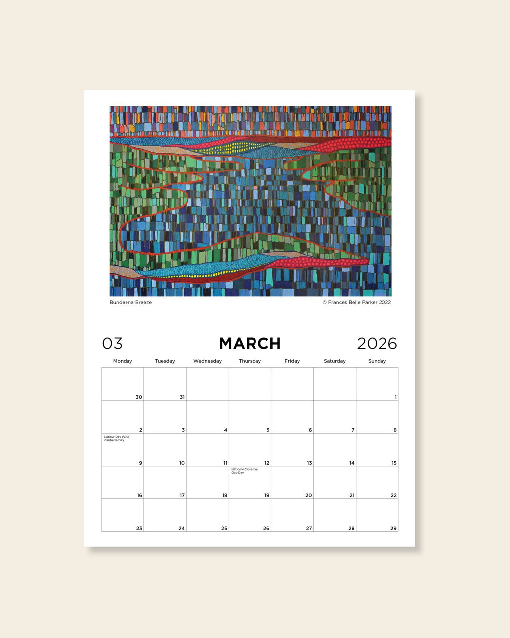 PRE ORDER Wall Calendar 2026 product image 4
