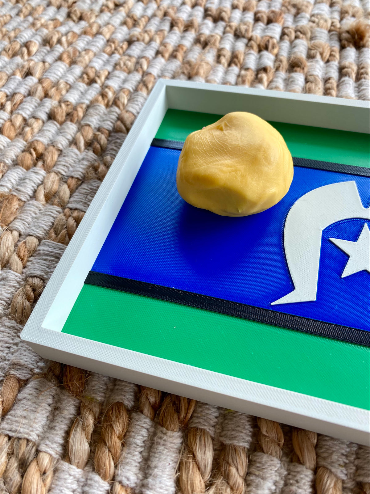 Torres Strait Islander Flag Sensory Tray