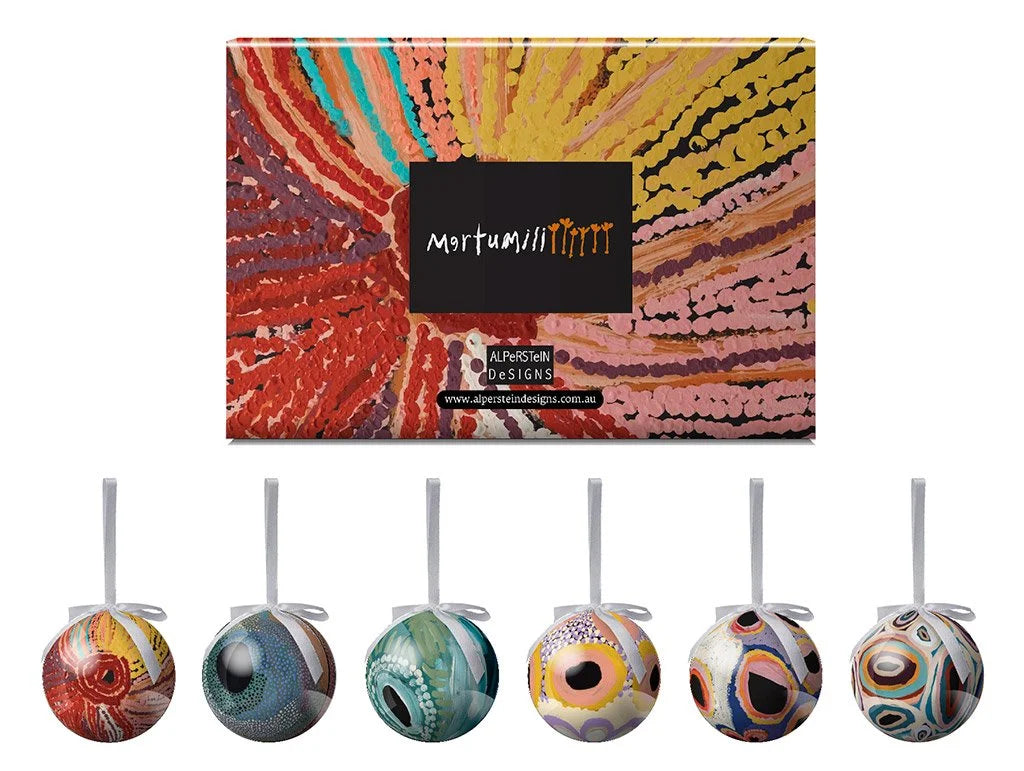 6 Pack Christmas Baubles - MARTUMILI ARTISTS product image 2