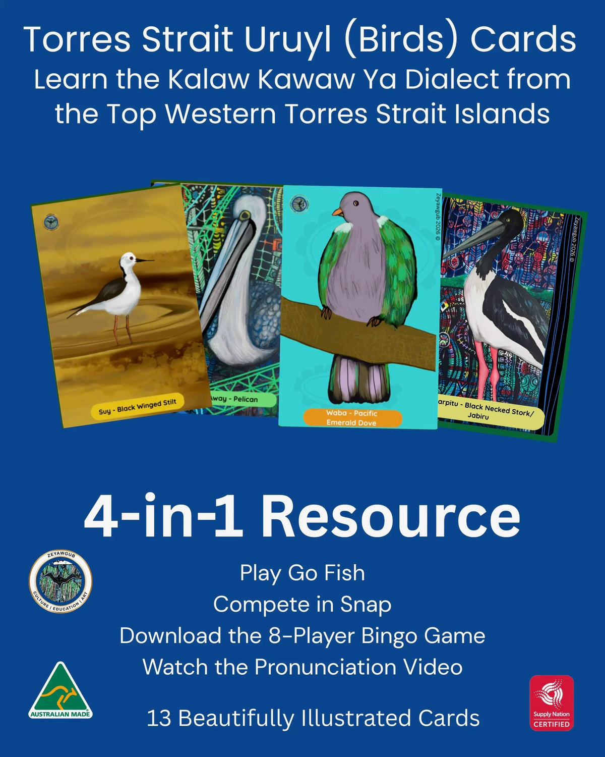 Torres Strait Uruyl (Birds) Cards product image 3