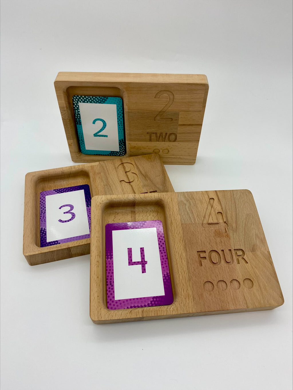 Wooden Counting Trays - 1 to 5 (set of 5) product image 4