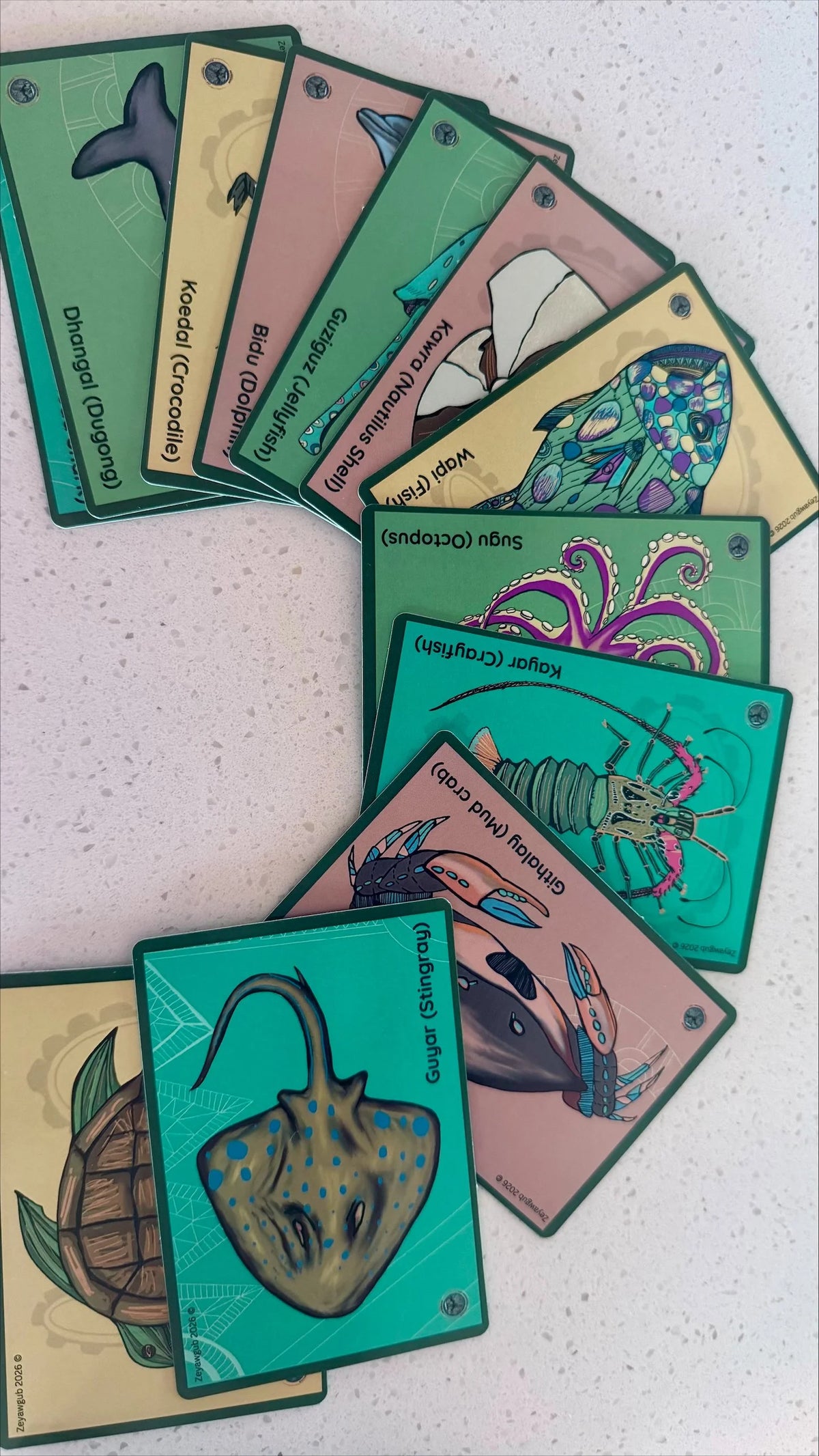 Torres Strait Islander Sea Creatures - Go Fish and Snap Cards product image 2