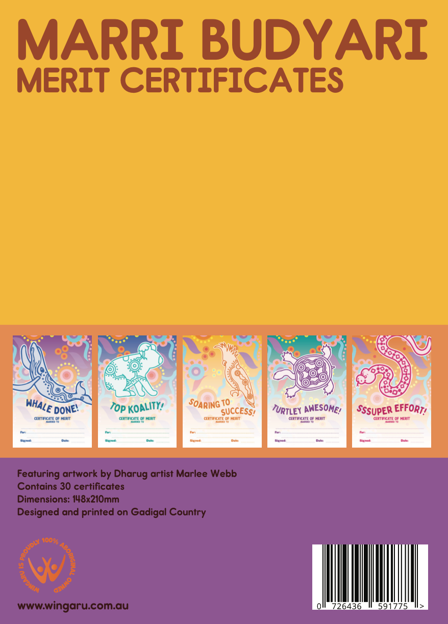 Marri Budyari Merit Certificates product image 2