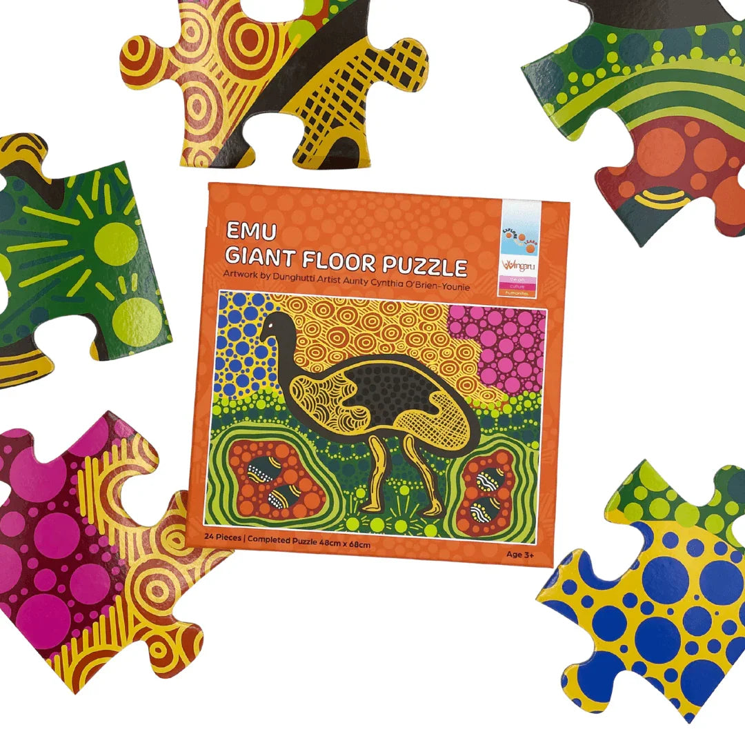 Aboriginal Artwork Animal Giant Floor Puzzles - 5 Pack Bundle product image 5