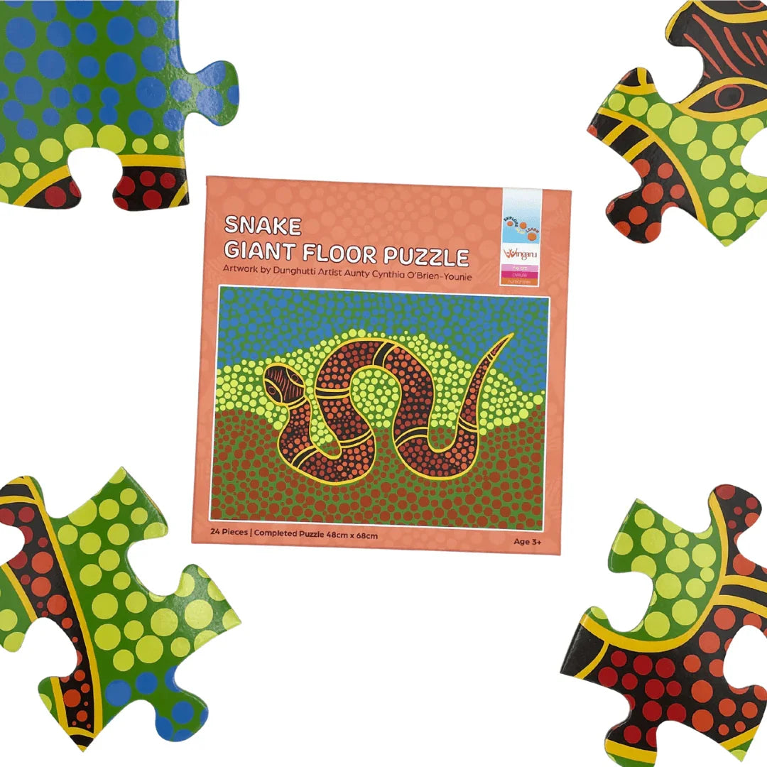 Aboriginal Artwork Animal Giant Floor Puzzles - 5 Pack Bundle product image 3