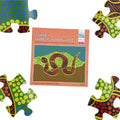 Aboriginal Artwork Animal Giant Floor Puzzles - Snake