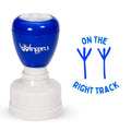 On The Right Track Stamp